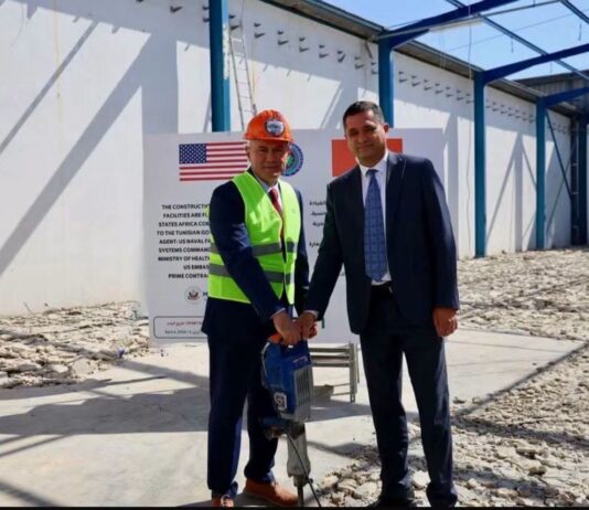 Tunisie-États-Unis : Coup d’envoi d’un projet de rénovation à 6 millions de dinars de cinq entrepôts de médicaments