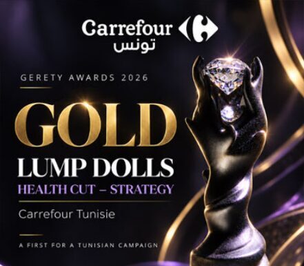 Carrefour Tunisie décroche un Gold aux Gerety Awards 2026 avec sa campagne Lump Dolls