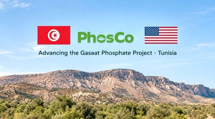 Tunisie : Washington accorde 1,5 million de dollars à PhosCo pour son projet phosphatier de Gasaat
