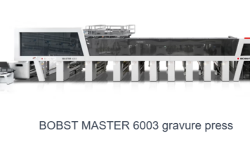 BOBST présente la nouvelle machine d’héliogravure MASTER 6003, qui associe une alimentation en encre optimisée à une automatisation avancée