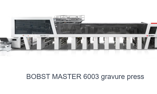 BOBST présente la nouvelle machine d’héliogravure MASTER 6003, qui associe une alimentation en encre optimisée à une automatisation avancée